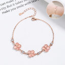Fashion Jewelry Opal Crystal Gemstones Chain Bracelets