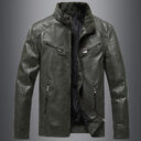 Men's Fleece Padded Coat Casual Korean-style Stand Collar
