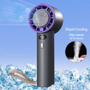 Portable Handheld Turbo Fan Cooling Semiconductor Refrigeration 3000mAh