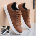 Lace-up Flat Shoes Men's Fashion Casual