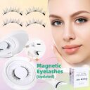 Natural Eyelashes Magnetic Suction False Daily One Pair