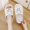 Cute Cartoon Dog Slippers Summer Solid Color Non-slip