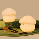 UNew Mushroom Small Night Lamp Cute Silicone Sleeping