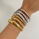 Retro Minimalistic Buckle Simple Bracelet Gold