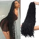 Earthworm Crochet Chemical Fiber Wig NuLocs Braiding Hair