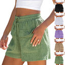 Summer Drawstring Shorts With Pockets Casual Sports Pants
