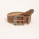 Retro Pattern PU Belt Western Style Women's