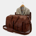 Travel Convenient Portable Garment Bag PU Leather Luggage