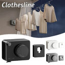 Wall Hanging Laundry Line Household Wire Telescopic Clothesline