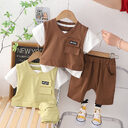 Boys Summer Suit Short Sleeve Clothes