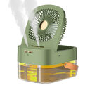 Humidifying Spray Fan Desktop Remote Control Timing Mini