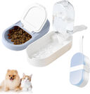 Dog Water Bottle Bowl 2-in-1 Food Container Large