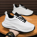 Men's Thick-soled Sports Shoes Casual Breathable Sneakers Lace-up