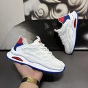 White Laceup Sneakers Fashion Breathable Mesh Flat Shoes