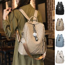 Fashion Checkerboard Backpack Casual Shoulder Bag All-match Shopping
