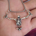 Halloween Skull Necklace Fashion Retro Punk Style Pendant