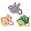 Pet Toys Turtle Shaped Dog Chewing Interactive Stuffed