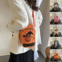 Halloween Graffiti Phone Bag Girls Funny Cartoon Pumpkin