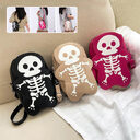 Halloween Skull Shoulder Bag Y2K Fashion Funny Cute
