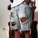 Men's Jeans Streetwear Jean Shorts Men Spring Summer