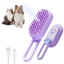 Cat Steam Brush For Shedding 3 In 1