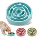Slow Feeder Dog Bowls Silicone Puzzle Bowl