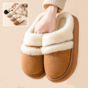 Fashion Warm Cotton Slippers For Women Leisure Thick
