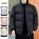 Winter Stand-collar Cotton Coat Couple Casual Warm