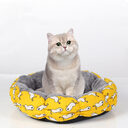 Cat Bed Beds For Indoor Cats Calming Donut