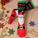Cute Christmas Five-finger Socks Winter Elastic Sweat-absorbent Split-toe