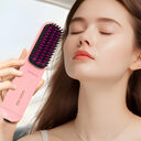 Portable USB Rechargeable Cordless Men Beard Hair Straightener