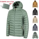 Winter Lightweight Hooded Coat With Pockets Fashion Warm