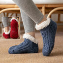 Winter Knitted Plush Floor Socks Home Warm Non-slip