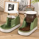 Cat Water Fountain Automatic Pet Feeder Auto Food