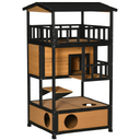 Wooden Outdoor Cat House