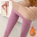 Warm Cashmere Leggings Winter Solid Slim Pants Fashion