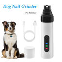 Electric Dog Nail Clippers Grinders Rechargeable USB Charging