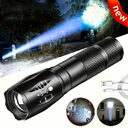 High Power LED Tactical Flashlight 5-Mode Light Zoom