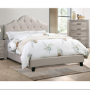 Contemporary 1pc Queen Size Bed Adjustable HB Light