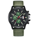 Mens Brand Watches Fashion Nylon Band Military Sports