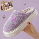 New Non-slip Thick-soled Plush Slippers Couple Winter Warm