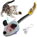 Interactive Cat Toys Mouse With LED Lights ForIndoor