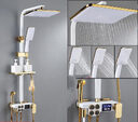 Handheld shower head lift set