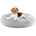 24 Inch Anti-Slip Round Fluffy Plush Faux Fur