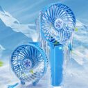 Portable Mini Hand Fan USB Rechargeable Foldable Handheld
