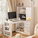 L Shaped Desk With Charger