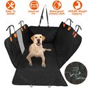 Dog Car Back Seat Cover With Zipper Mesh