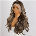 Synthetic Hair Wigs Highlight Wear Go Wigs For Black Women Glueless Wigs