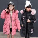 Girls' cotton-padded jackets