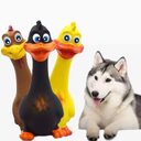 3pcs Latex Screaming Chicken Toys Eco Friendly TPR